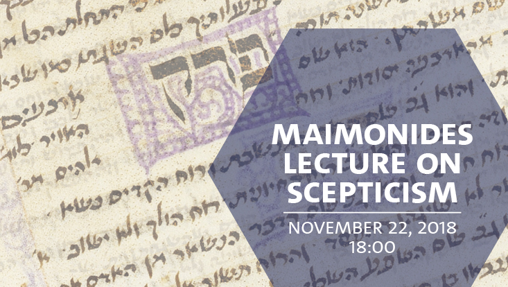 Maimonides Lectures on Scepticism 2018